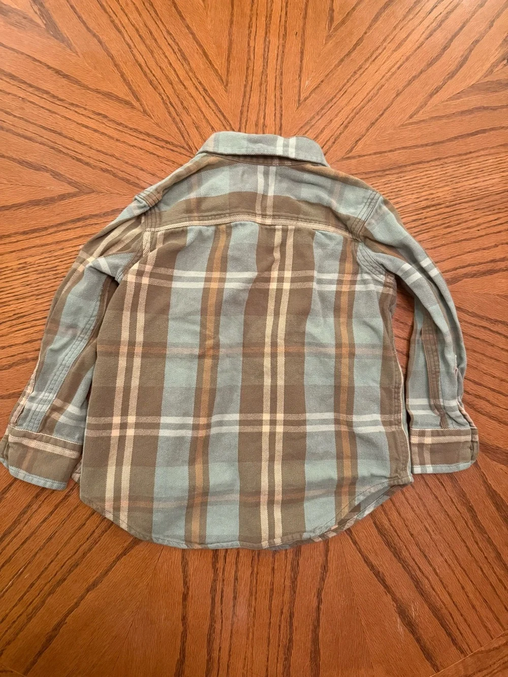 Polo by Ralph Lauren Toddler Plaid Button-Down Shirt in Brown & Light Blue